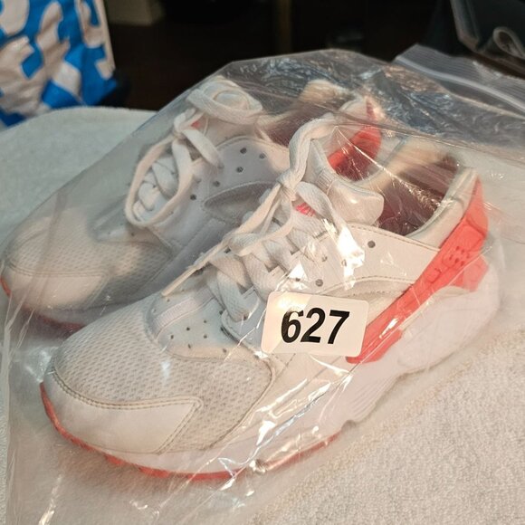 Nike Air Huarache Run GS 'White Racer Pink' 654280-108 6.5 Youth / Womens 8 EUC - Picture 15 of 15